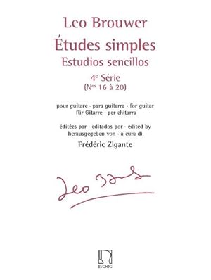 Bild des Verkufers fr tudes simples vol.4 (nos.16-20)pour guitare zum Verkauf von Smartbuy