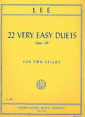 Bild des Verkufers fr 22 very easy Duets op.126for 2 violoncellos : score zum Verkauf von Smartbuy