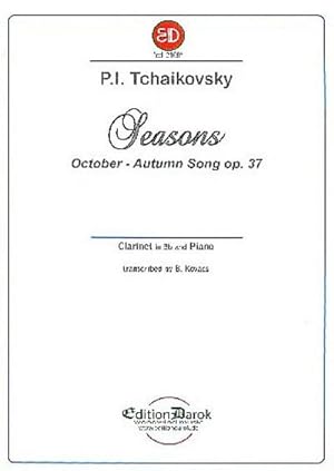 Bild des Verkufers fr Oktober - Herbstlied op.37,10fr Klarinette und Klavier zum Verkauf von Smartbuy