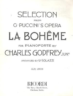 Bild des Verkufers fr La Bohme - Selections from G. Puccini'sOpera for piano zum Verkauf von Smartbuy