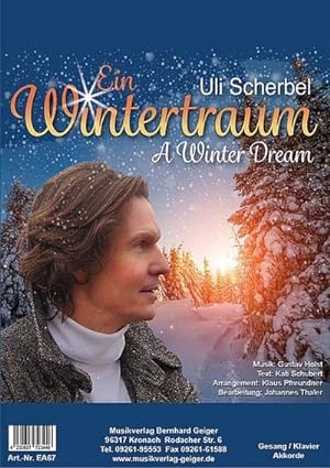 Bild des Verkufers fr Ein Wintertraum / A Winter Dreamfr Gesang und Klavier (mit Akkordbezifferung) zum Verkauf von Smartbuy