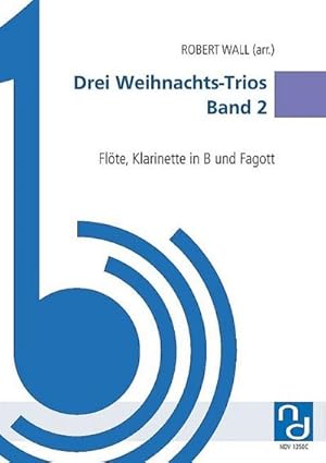 Bild des Verkufers fr 3 Weihnachts-Trios Band 2fr Flte, Klarinette und Fagott : Partitur und Stimmen zum Verkauf von Smartbuy