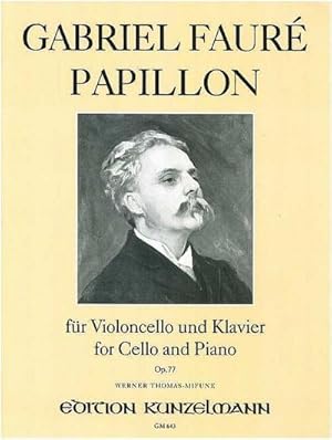 Bild des Verkufers fr Papillon op.77 frVioloncello und Klavier zum Verkauf von Smartbuy