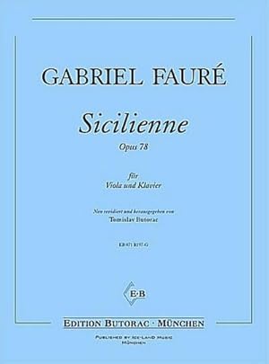 Seller image for Sicilienne op.78fr Viola und Klavier for sale by Smartbuy