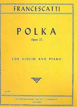 Image du vendeur pour Polka op.22for violin and piano mis en vente par Smartbuy