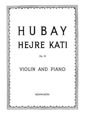 Immagine del venditore per Hejre kati op.32fr Violine und Klavier venduto da Smartbuy