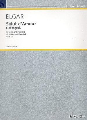Image du vendeur pour Salut d'amour op.12 (in E Major)for violin and piano mis en vente par Smartbuy