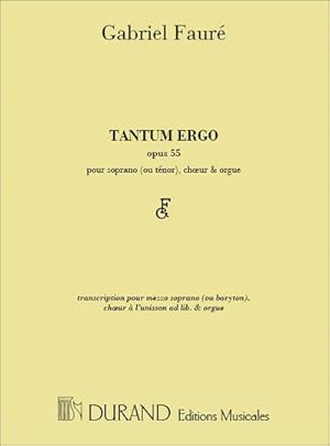 Seller image for Tantum Ergo pour mezzo soprano(baryton) et orgue (choeur ad lib) for sale by Smartbuy