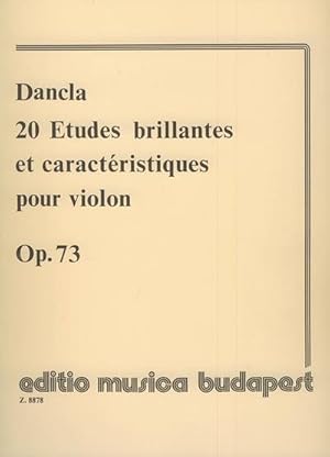 Image du vendeur pour 20  tudes brillantes et caracteristiquesop.73 pour violon mis en vente par Smartbuy