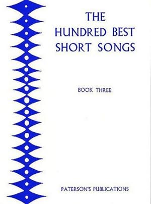 Bild des Verkufers fr The 100 best short Songs vol.3for low (medium-low) voice : and piano (en) zum Verkauf von Smartbuy