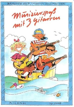 Bild des Verkufers fr Musizierspa mit 3 Gitarren :Spielpartitur zum Verkauf von Smartbuy