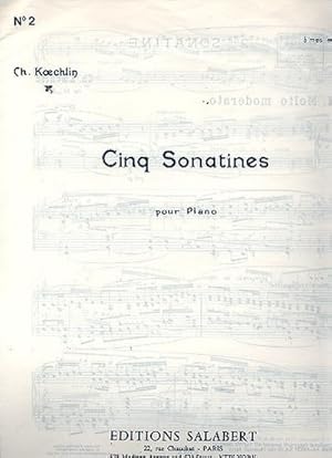 Bild des Verkufers fr Sonatine no.2 pour piano zum Verkauf von Smartbuy