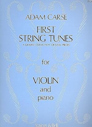 Bild des Verkufers fr First String Tunes A gradedcollection of easy violin pieces zum Verkauf von Smartbuy