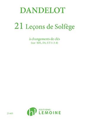 Image du vendeur pour DANDELOT Georges Leons 5 cls (21) sans accompagnementsolfge : Partition mis en vente par Smartbuy