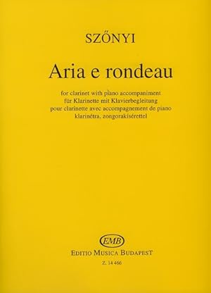 Image du vendeur pour Aria e rondeaufor clarinet and piano : Clarinet and Piano mis en vente par Smartbuy
