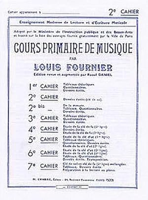 Image du vendeur pour FOURNIER LouisCours primaire de musique cahier 2 : formation musicale Partition mis en vente par Smartbuy