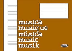 Imagen del vendedor de Quaderno Di Musica (Block, Cahier De Musique) : Buch a la venta por Smartbuy