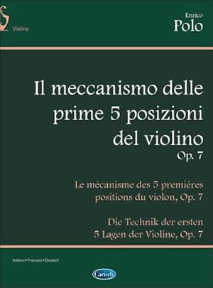 Bild des Verkufers fr Enrico Polo, Meccanismo Delle 5 Prime Posizioni Op. 7Violin : Buch zum Verkauf von Smartbuy