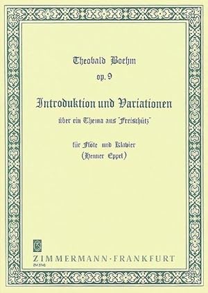 Bild des Verkufers fr Variationen ber ein Thema aus 'Der Freischtz' op.9fr Flte und Klavier zum Verkauf von Smartbuy