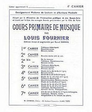 Image du vendeur pour FOURNIER LouisCours primaire de musique cahier 4 : formation musicale Partition mis en vente par Smartbuy