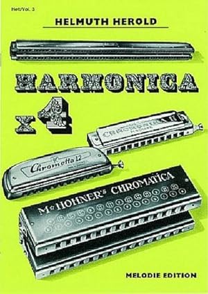 Seller image for Harmonica x 4 Band 3 fr 4 Mundharmonikas(Ensemble) (Gitarre und Bassinstrument ad lib) : Spielpartitur for sale by Smartbuy