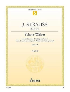 Bild des Verkufers fr Schatz-Walzer op. 418fr Klavier zum Verkauf von Smartbuy