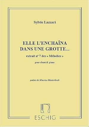 Image du vendeur pour Lazzari Elle S'Entraine Chant-PianoVocal and Piano mis en vente par Smartbuy