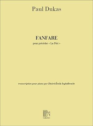 Bild des Verkufers fr Dukas Fanfare De La Peri PianoPiano zum Verkauf von Smartbuy