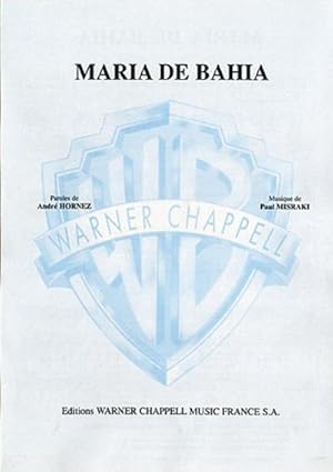 Imagen del vendedor de Maria De BahiaVocal and Piano : Buch a la venta por Smartbuy