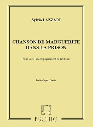 Image du vendeur pour S. Lazzari Chanson De Marguerite Dans La Prison, Pour VoixVocal and Piano mis en vente par Smartbuy