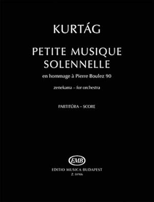 Bild des Verkufers fr Petite musique solennellefor orchestra : score zum Verkauf von Smartbuy