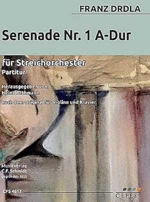 Bild des Verkufers fr Serenade A-Dur Nr.1fr Streichorchester : Partitur zum Verkauf von Smartbuy