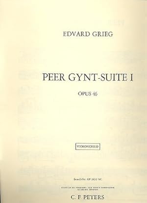 Bild des Verkufers fr Peer-Gynt-Suite Nr.1 op.46fr Orchester : Violoncello zum Verkauf von Smartbuy