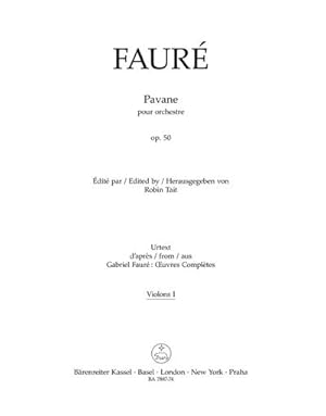 Seller image for Pavane op.50fr Orchester : Violine 1 for sale by Smartbuy