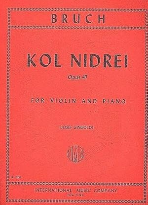 Seller image for Kol Nidrei op.47fr Violine und Klavier for sale by Smartbuy