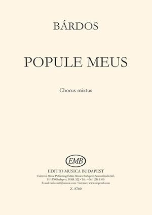 Seller image for Lajos BrdosPopule Meus : Mixed Voices for sale by Smartbuy
