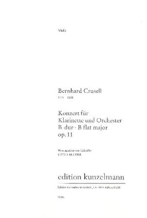 Bild des Verkufers fr Konzert B-Dur op.11fr Klarinette und Orchester : Viola zum Verkauf von Smartbuy