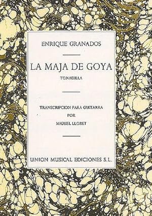 Bild des Verkufers fr La maja de Goya Tonadilla paraguitarra zum Verkauf von Smartbuy