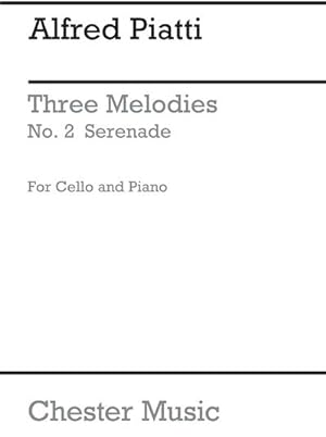 Image du vendeur pour Serenade from 'Three Melodies'for cello and piano mis en vente par Smartbuy