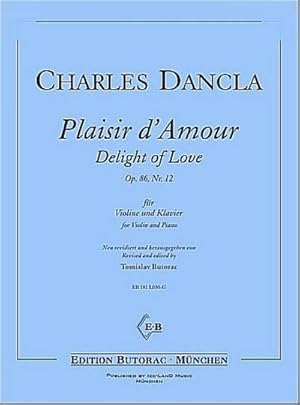 Bild des Verkufers fr Plaisir d'amour op.86,12fr Violine und Klavier zum Verkauf von Smartbuy