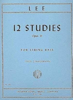 Bild des Verkufers fr 12 Studies op.31for string bass solo (original for cello) zum Verkauf von Smartbuy