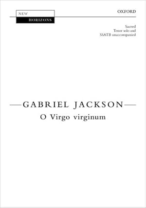 Seller image for Jackson, Gabriel, O Virgo virginumSolo tenor & SSATB unaccompanied : Vocal score for sale by Smartbuy