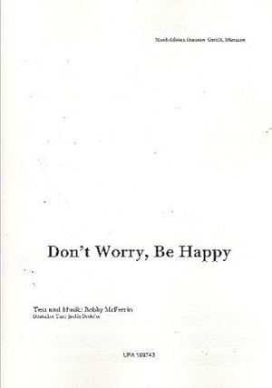 Seller image for Don't worry, be happyfr Gesang und Klavier : Einzelausgabe for sale by Smartbuy