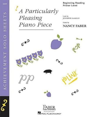 Image du vendeur pour Nancy Faber: Particularly Pleasing Piece, APiano : Instrumental Album mis en vente par Smartbuy