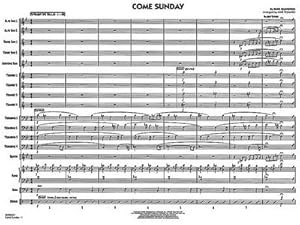 Image du vendeur pour Come Sunday - Jazz Ensemble ScoreBig Band : Partitur mis en vente par Smartbuy
