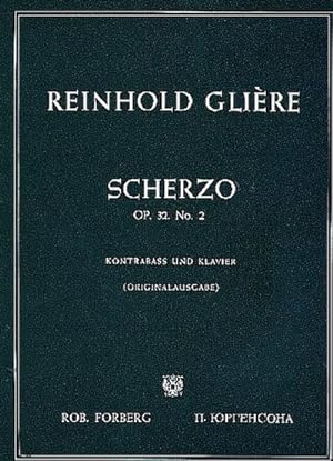 Bild des Verkufers fr Scherzo op.32,2 frKontraba und Klavier zum Verkauf von Smartbuy