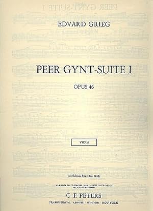 Bild des Verkufers fr Grieg, Edvard, Peer Gynt Suite Nr. 1 op. 46fr Orchester : Viola zum Verkauf von Smartbuy