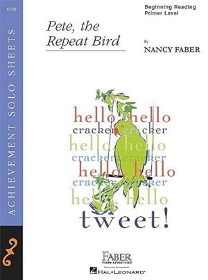 Image du vendeur pour Nancy Faber: Pete, The Repeat BirdPiano : Instrumental Album mis en vente par Smartbuy