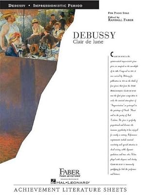 Image du vendeur pour Claude Debussy: Clair De LunePiano : Instrumental Album mis en vente par Smartbuy