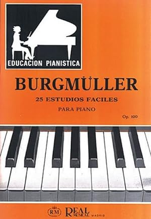 Bild des Verkufers fr 25 Estudios Fciles para Piano, Op.100Klavier : Buch zum Verkauf von Smartbuy